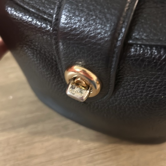 Coach C2814 Addie Black Pebbled Leather Crossbody Bag - Picture 6 of 12